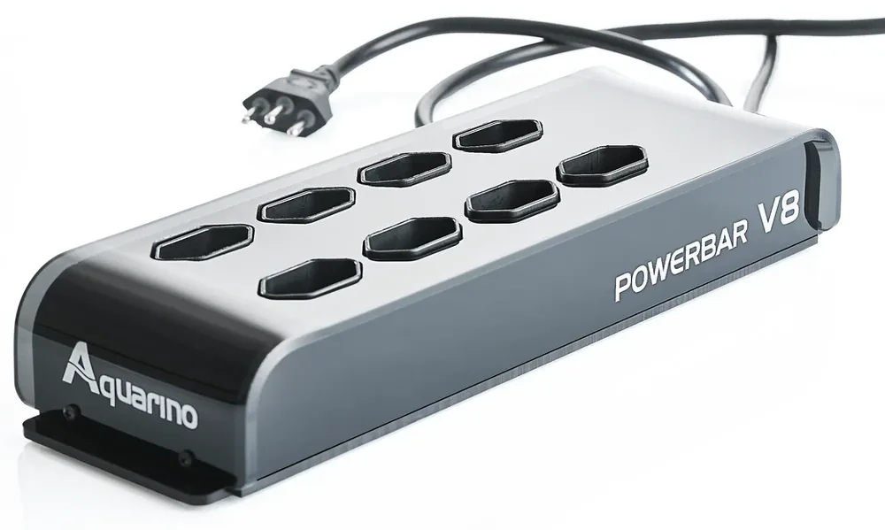 The Powerbar V8: eight individually controlled outlets.