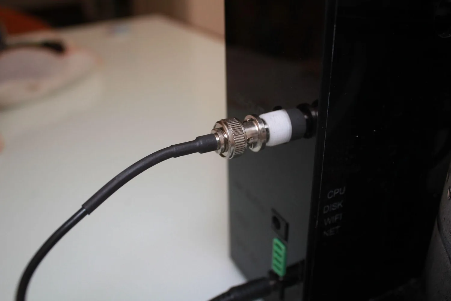 Step 2 — connect the BNC to the PH-IN input.