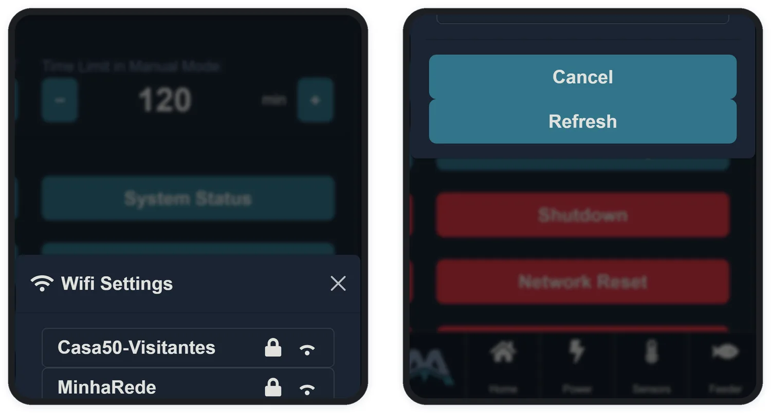 Il cambio di rete: scansione, password e la scelta fra DHCP e IP statico.