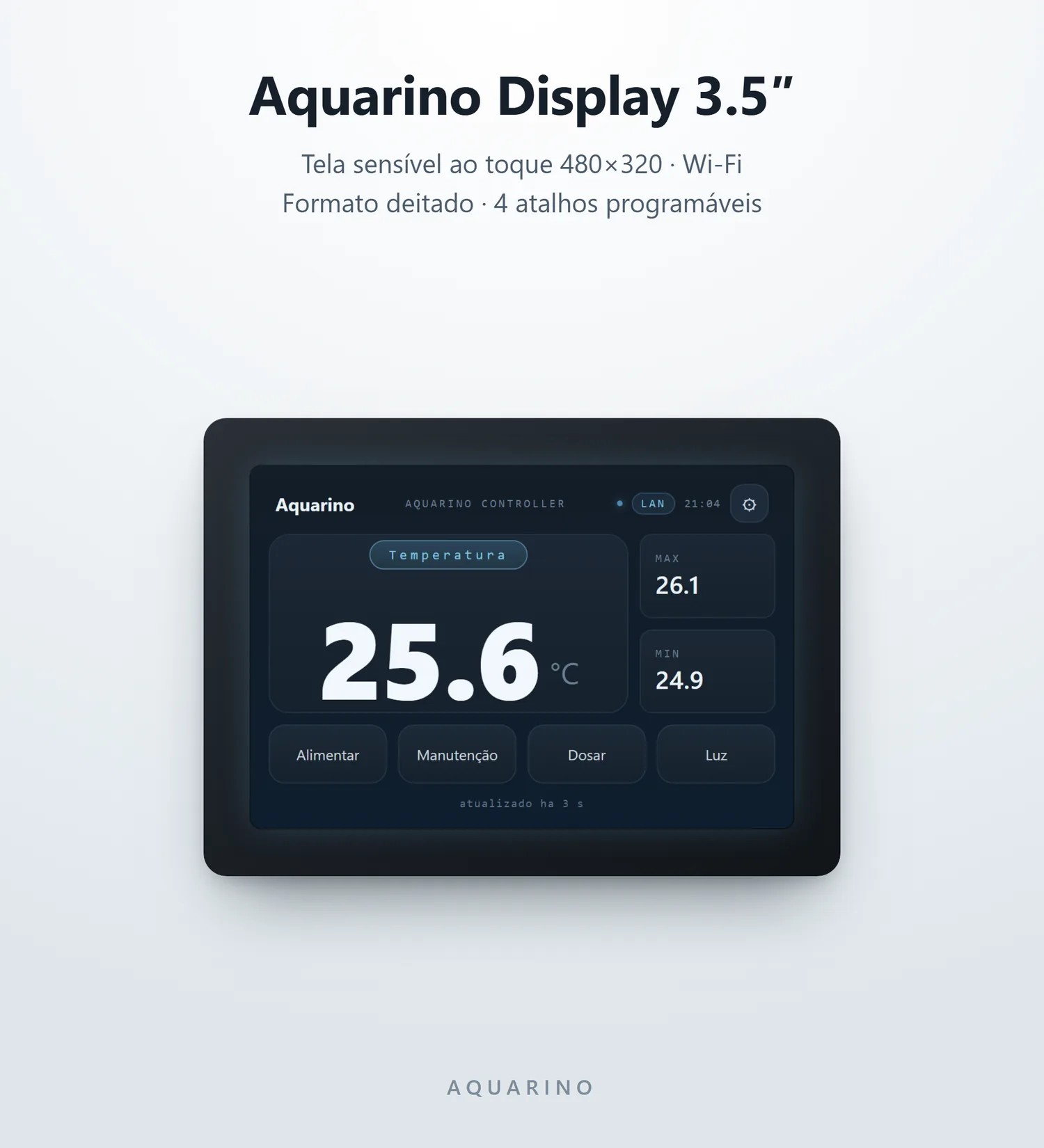 Il modello 3.5", con schermo touch.